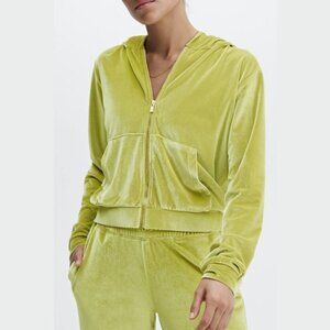 Fabletics Women's Golden Leaf Donna Velour Hoodie - L